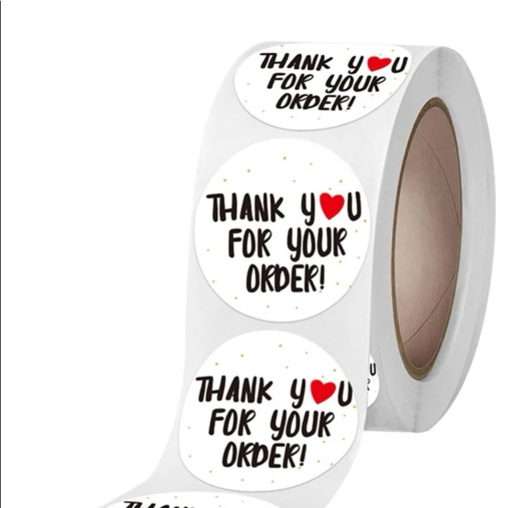 💟 2 /$18 💟  THANK YOU stickers… perfect for your small business!!! 500 stic…